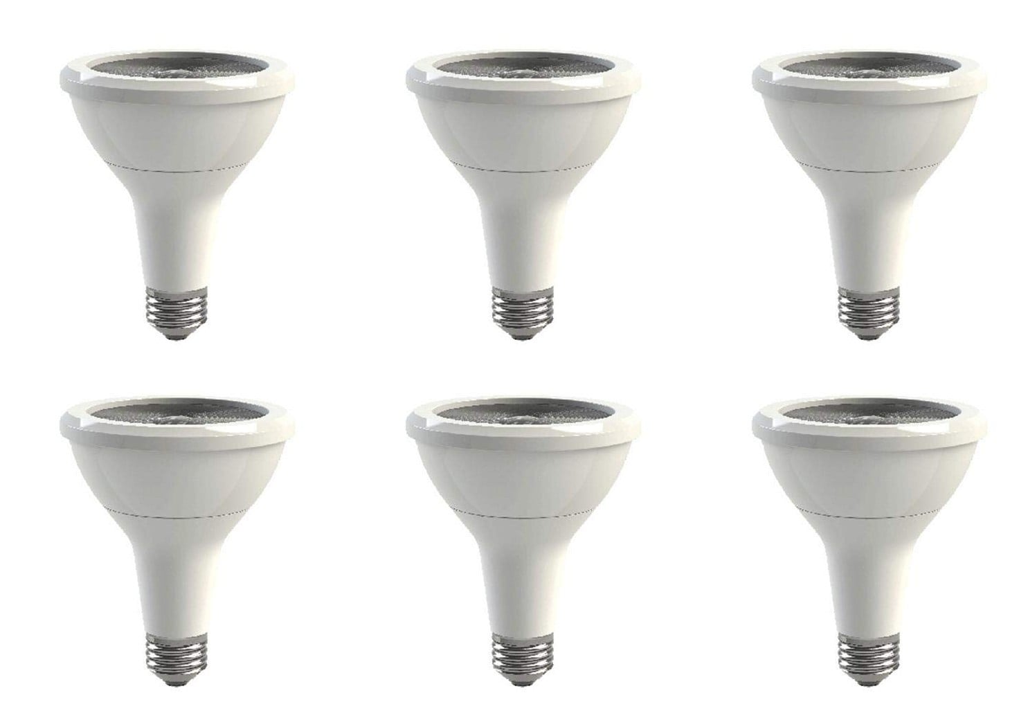 (case of 6) GE PAR30 LED Directional Light Bulb, 12 watts, 900 lumens, 3000K color temp