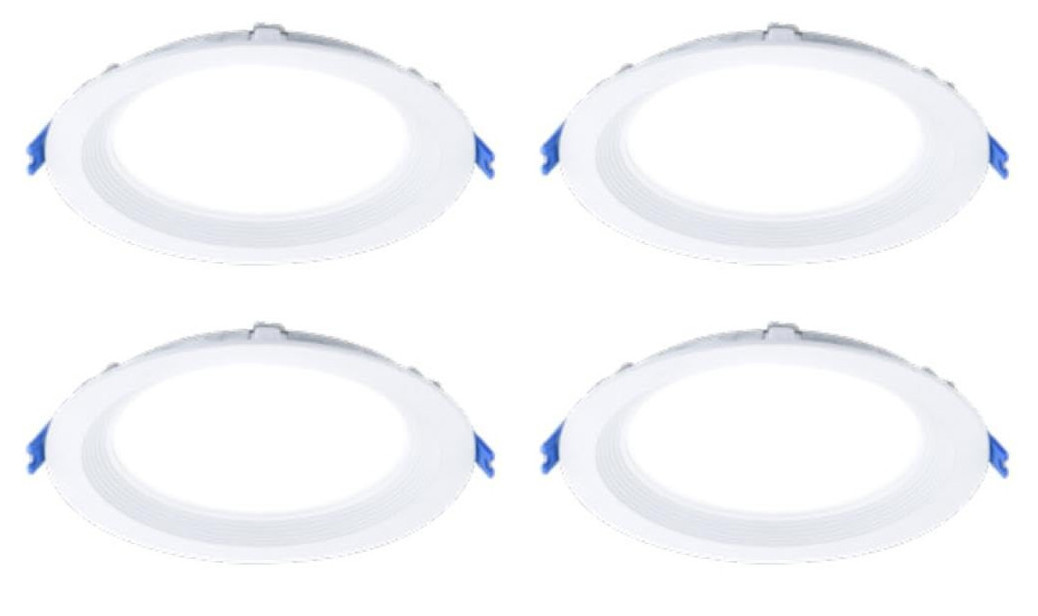 (case of 4)Lightolier LED Downlight, 4 inch round, dual select, LED Recessed Light, 120-277V,  DL4RSLMZ10SCTUW 