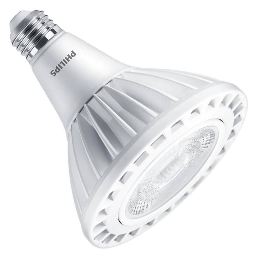 Philips 569731 TrueForce High Lumen LED PAR38  Indoor Flood Light, 27 watt, 2800 lumens, 3000K, bright white, Dimmable, Medium base, 120-277V
