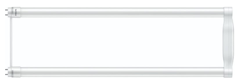 Philips CorePro MainsFit LED T8 U-tube U-shaped lamp, 15.5 watt, 2100 lumen,  4000K Cool White, Type B Ballast bypass, replacement for T8 Fluorescent Utube