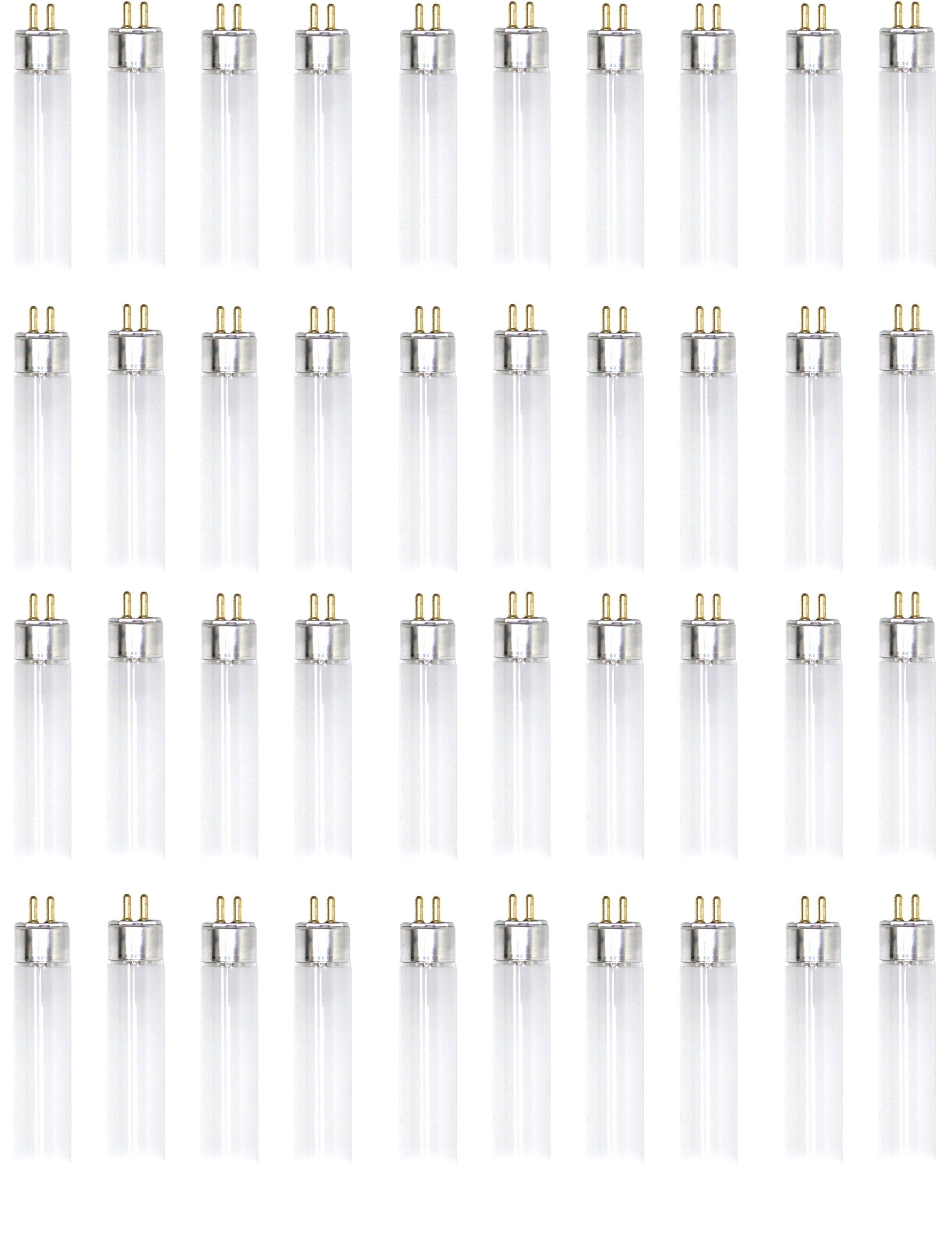 (Case of 40) GE 61361 - T5 Fluorescent, 45.5 inch, 54 watt, 3800 lumen, 4100K, High Lumen, Straight T5 Fluorescent Tube Light Bulb,  F54T5/841ECO/PRO 
