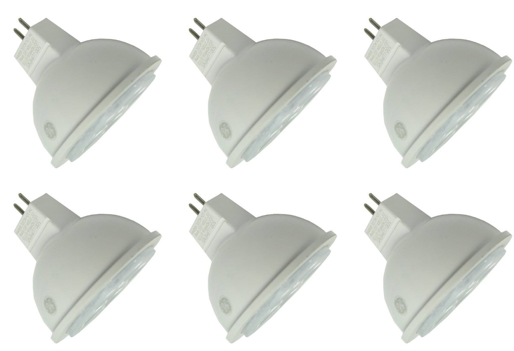 GE 34563 LED MR16 4.5 watts GU5.3 base 4000K 400 lumens 35 degree flood light (case of 6 bulbs)
