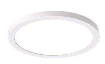 Prescolite Lite-Box edge-lit 6 inch round LED Downlight, selectable CCT, 1100 lumen, 13 watt,  Low profile, Remote J-Box, Dimmable, LBSES-6RD-RM-CS9-WH