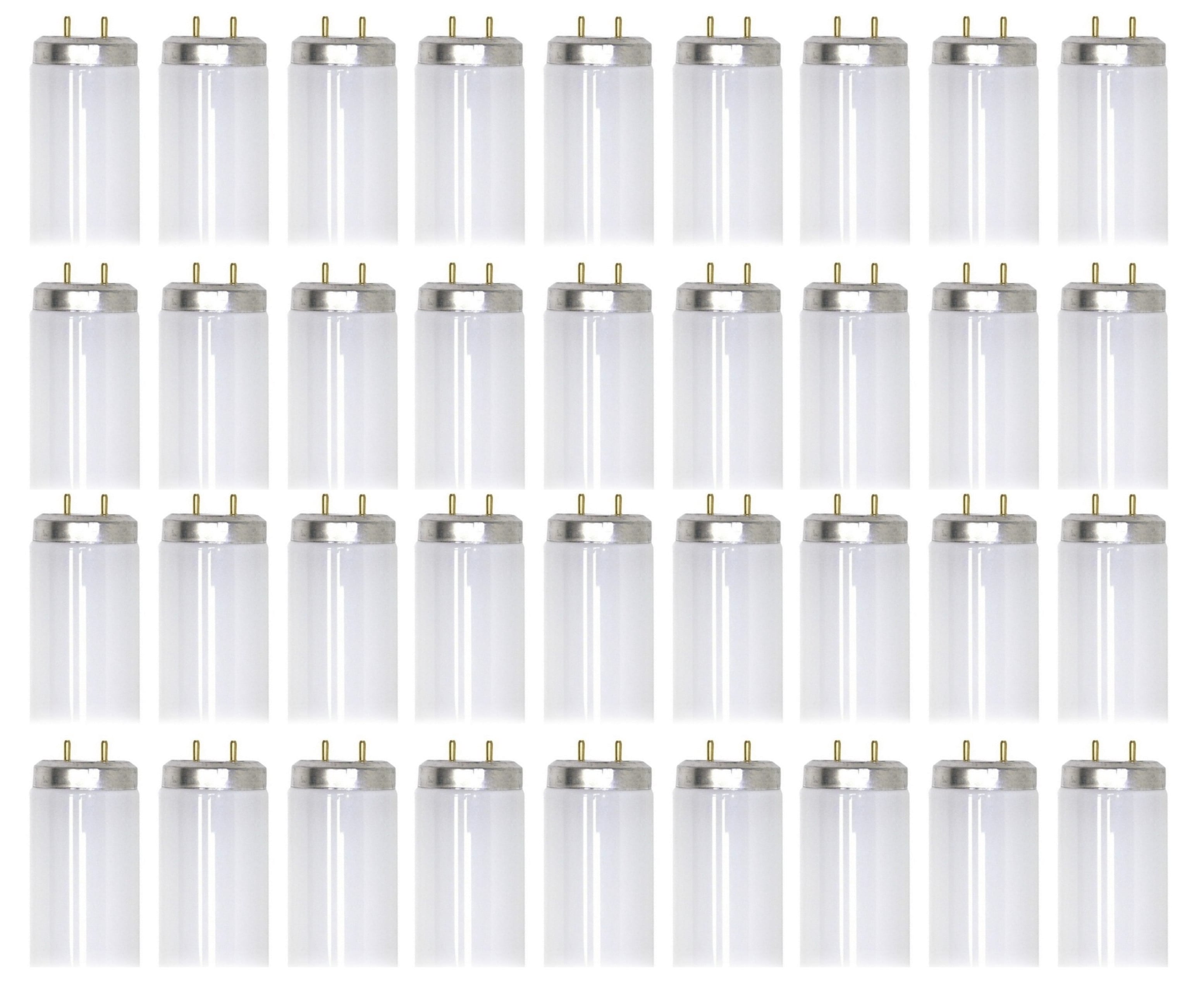 (case of 36)  GE 15971 Fluorescent Tube Light Bulb, 48 inch T8, 5000K Daylight, 32 watts, 2715 lumens,  SPX series, Cov-R-Guard safety, shatter protection, ecolux, F32T8/SPX50/ECO/CVG