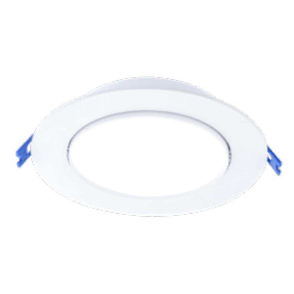 Lightolier LED 4 inch Round Gimbal Dual Select, 5CCT and Lumen Select, GB4RSLMZ10SCTUW LED, Dimmable, White Recessed Gimbal Accent Light