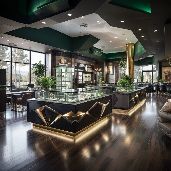 Lightolier FD6R 6-inch LED flat downlights provide selectable color temperature lighting for commercial and hospitality interiors.