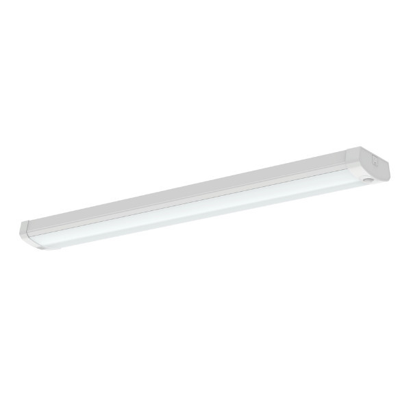 Day-Brite LED Wraparound Surface Mount Luminaire with Occupancy Sensor, 4 ft, Color Select (3500K, 4000K 5000K), Field Selectable Lumen, 120-347V, 0-10V Dimming, NWL43050L8CST