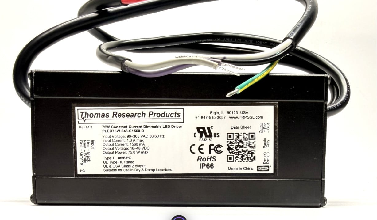 THOMAS RESEARCH PRODUCT PLED75W-048-C1560-D Driver 