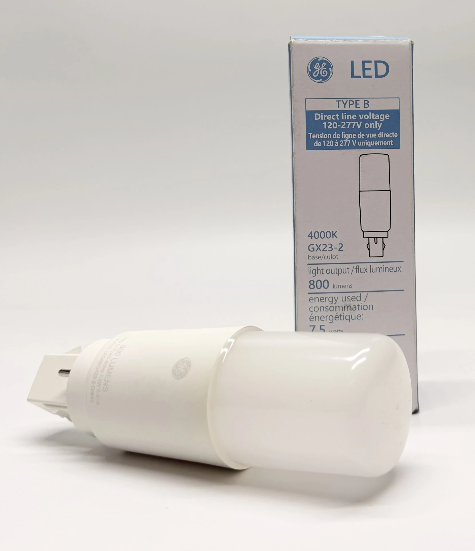 GE LED 93312549 PLUGIN 2-PIN LAMP LED8BGX23-2-O/840