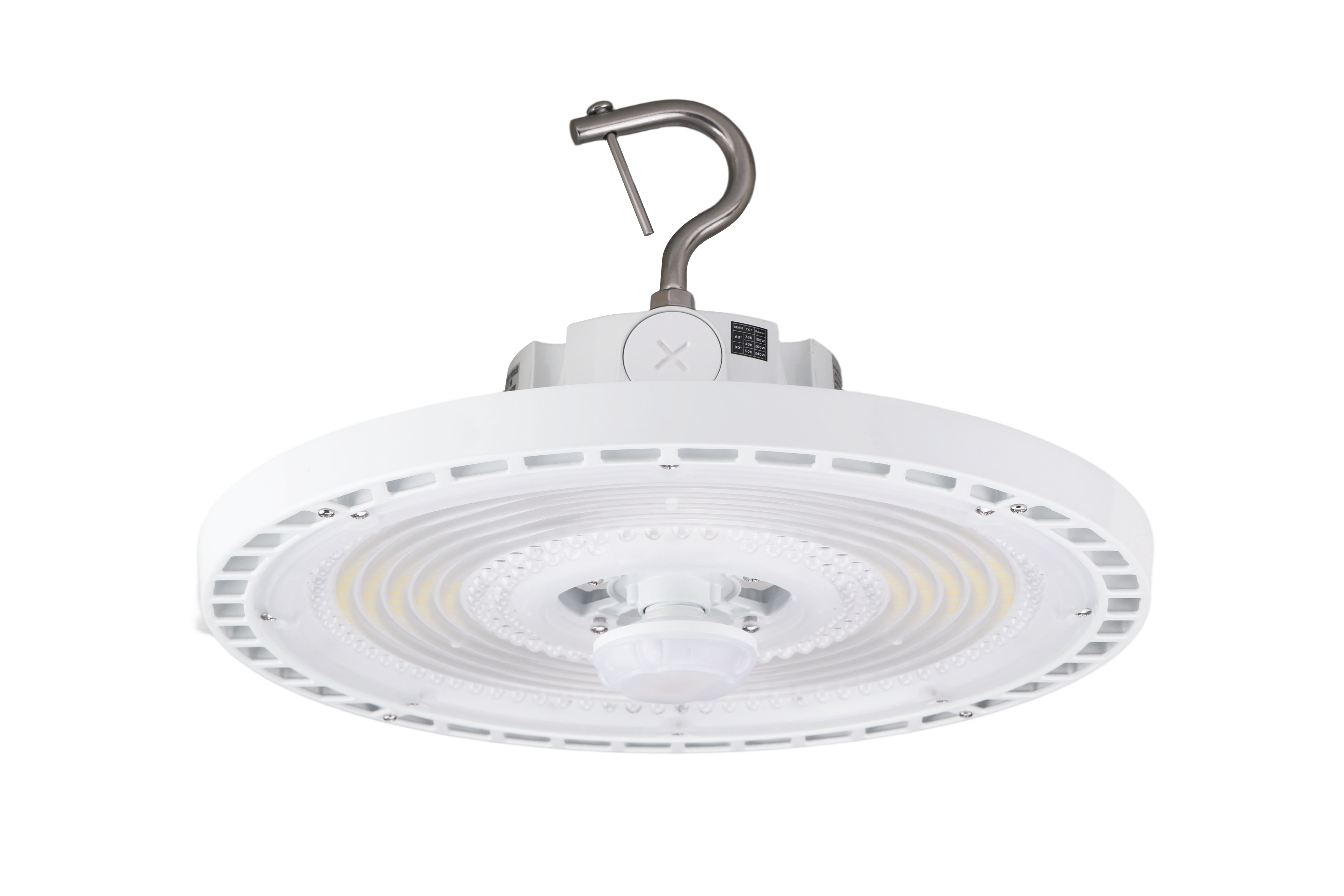 Day-Brite CFI RHG Round LED High Bay, Field-Selectable Lumens (10000, 14000, 20000lm), Field Selectable Color (3000K, 3500K, 4000K), 120-347V, 0-10V Dimming,