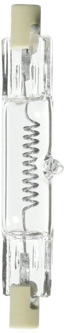 GE 30325 650W Halogen Projector Bulb, 650 watt, T4, recessed single contact (R7) base, 3200K, Quartzline, Showbiz