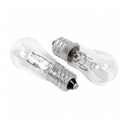 GE Lamps 6S6/3-120 Quartzline S6 Incandescent Lamp 6 Watt 120 Volt Candelabra Screw E12 Base 5000 Hour Life Clear