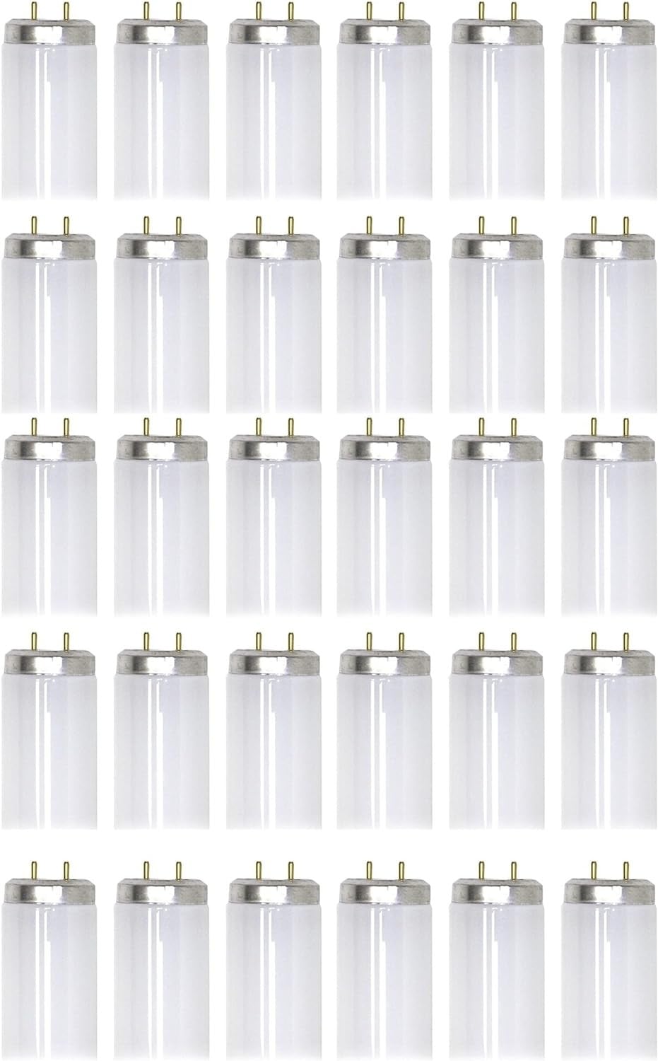 (case of 30 tubes) GE 66474 - F34/CX41/WM/ECO Straight T12 Fluorescent Tube, 48 inch, 34 watt, 2500 lumens, 4100K linear fluorescent tube