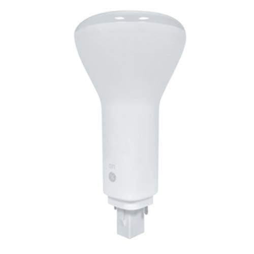 GE 93002 2 pin plug-in LED lamp, Frosted Glass, 2700K (warm white), G24d Base