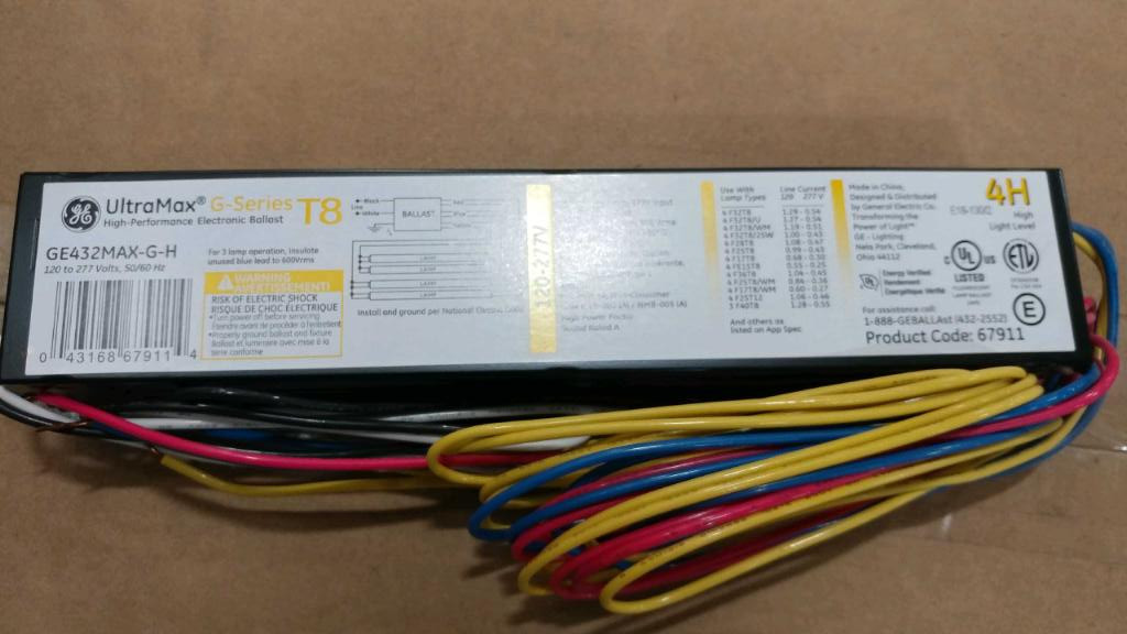 GE ballast 67911 GE432MAX-G-H