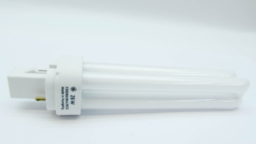 GE 97609 - F26DBX/841/ECO - 26 Watt Quad-Tube Compact Fluorescent Light Bulb, 2 Pin, 4100K