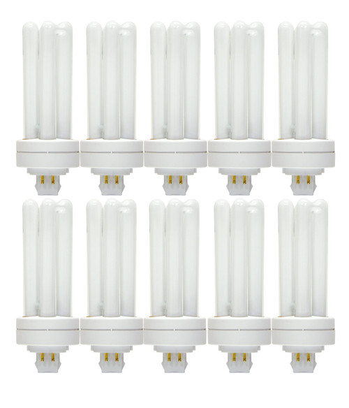 (case of10)  GE 97631 - F32TBX/835/A/ECO 32-Watt 2400-Lumen General Purpose Ecolux T4 CFL Bulb, White (Lot of 10)