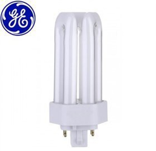 GE 97627 (12-Pack) F18TBX/841/A/ECO 18-Watt Energy Smart Ecolux Triple Tube Compact Fluorescent Light Bulb, 4100K, 1200 Lumens, 82 CRI, T4 Shape, 4-Pin GX24q-2 Base