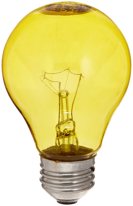 GE Lighting 49728 25-Watt Yellow Light Bulb
