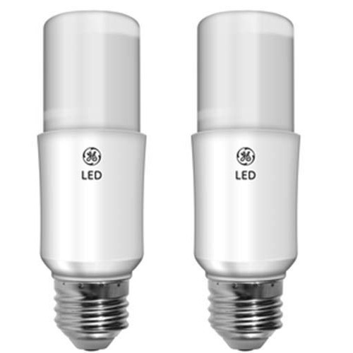 GE 75591 LED Bright Stik, 12 watt, Medium Screw (E26) Base - 5,000K - Daylight (2 pack)