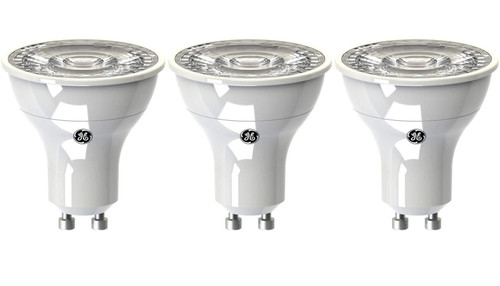 (3 bulbs) GE Lighting 89020 3.5 Watt Engery Smart LED Floodlight, Dimmable, GU10, bright white