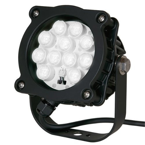 TCP LEDSL16K50BL01 Black 16-watt Spotlight Light with Bracket and 6-Feet Cord and Nema 5-15 Male Plug, 2700-Kelvin