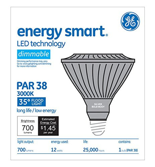 GE 66113 - LED12DP38S830/35 PAR38 Flood LED Light Bulb