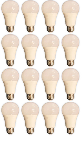 (16 bulbs) General Electric 61986 9 watt soft white A19 Shape LED Light Bulb