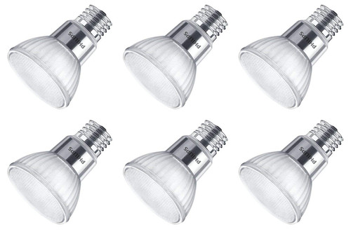 (6 lamps) Philips LED 471136 Classic Glass Dimmable PAR20 40-Degree Flood Light Bulb with Warm Glow Effect , 500 Lumen, 2200-2700 Kelvin, 7 watt (50-Watt Equivalent), E26 Base, Soft White 