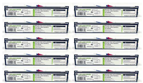 (case of 10) GE Lighting 94384 LED21T8/DR/1L 120/277V 1-LAMP Non-Dimming LED Driver 