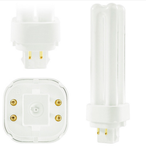 (case of 10) GE 97595 F13DBX/830/ECO4P Compact Fluorescent 13 watt CFL light bulb, Double Biax 4 Pin 