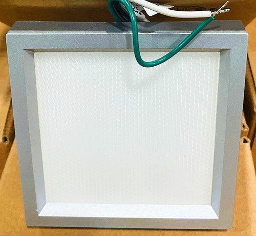 Lightolier by Signify S4S827K7AL SlimSurface LED 4 inch square luminaire, 2700K, Aluminum finish, 80CRI, 650 lumens
