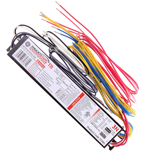 General Electric UltraStart GE332MVPS-N-V03 75381 T8 Fluorescent Dimming Ballast, 2 LAMP