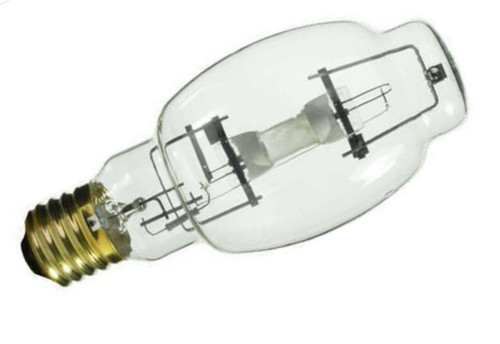 GE 40201 MVR400/HOR/BT28 Metal Halide HID Light Bulb (enclosed fixtures only) MVR400/HOR/BT28, 400 watt, 37000 lumen, BT28 High Intensity Discharge, 4200K Cool White, MultiVapor Quartz Lamp