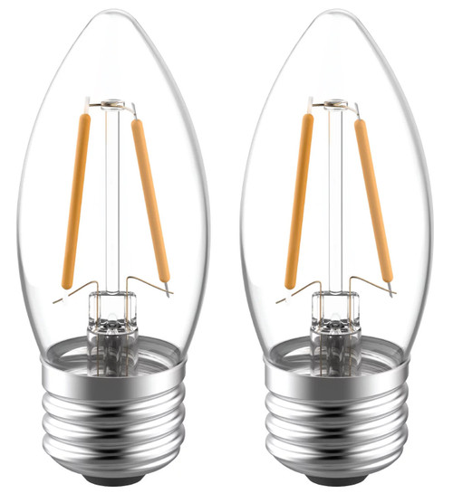 (2 bulbs) GE Reveal LED Decorative Light Bulb, 60 Watt equivalent, 500 lumen, 5 watt, reveal HD ligh, most beautiful, dimmable, medium base LED chandelier Light Bulb