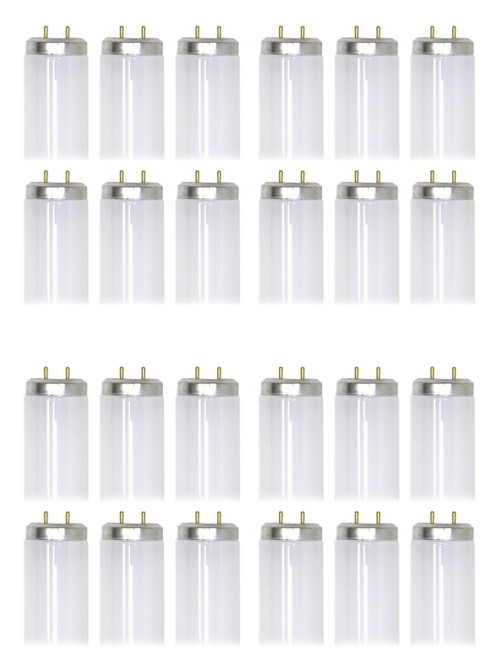 (case of 24) GE 97319 Linear Fluorescent, Office and Work Spaces, 15 watt T8, 3500K Bright White, 18 inch tube F15T8SP35