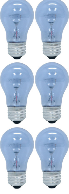 (pack of 6) GE Lighting 48706 40-Watt Reveal A15 Appliance Bulb