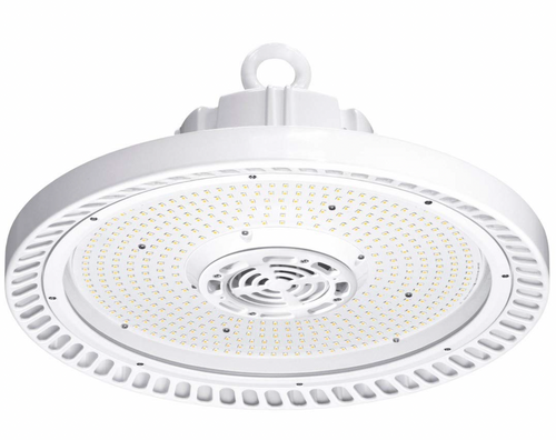 Hubbell Industrial Lighting Round LED Wet Location High Bay CRN-50MX-EDHV, 347-480V Industrial Voltage, 243 watts, 34,000 lumens, 5000K, 0-10V Dimming