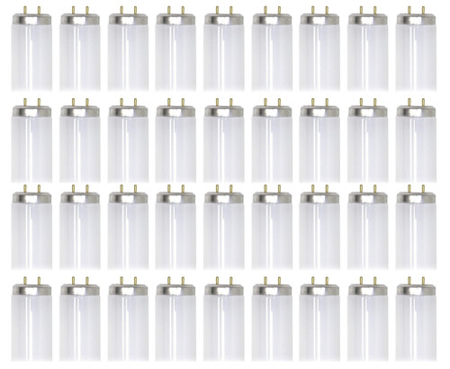 (case of 36)GE Lighting 72863 Fluorescent T8, 28-watt 2675-Lumen, 48 inch T8 Light Bulb, 3000K Warm White, Medium Bi-Pin G13 Base, F28T8/XLSPX30ECO
