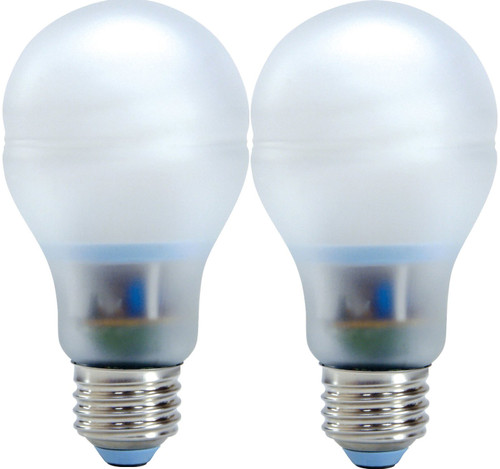 GE Lighting 64166 Reveal Bright from the Start CFL 20-Watt (75-watt replacement) A19 Light Bulb with Medium Base, 2-Pack