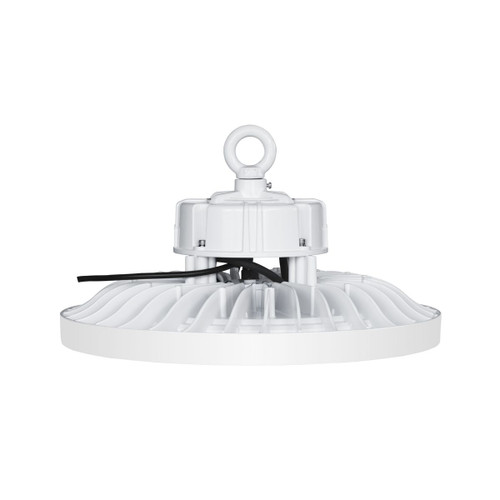 Hubbell Columbia Lighting CRN2-40MX-EDHV-FP-OCS Wet Location High Bay, 240 watts, Industrial Voltage 347-480V, Frosted Polycarbonate Lens, Microwave Ocuupancy Sensor, Dimming, with photcell, 