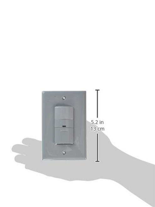 Eaton OS306U-GY 600W Wall Mount Occupancy Vacancy Sensor, Gray