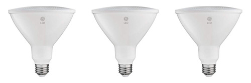 (case of 3) GE ultra bright LED PAR38 floodlight, warm white, 1500 lumens of brilliance, 17 watts, Indoor-Outdoor, wet rated, Dimmable, medium base LED flood lightб ultrabright LED