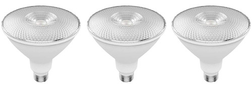 (case of 3) GE ultra bright LED PAR38, 16 watts, 1300 lumens, Dimmable, Indoor and Outdoor rated, Warm White 3000K, Medium base, UltraBright LED Light Bulb
