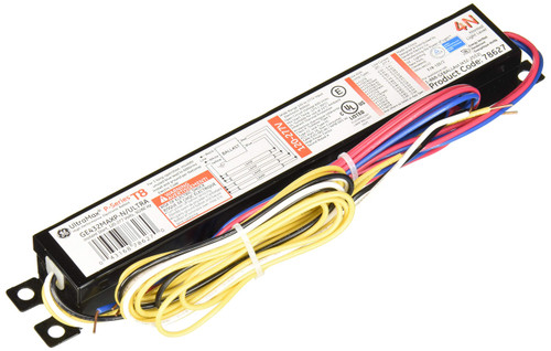 GE Lighting 78627 GE432MAX-N/ULTRA LFL UltraMax Electronic High Efficiency Multivolt Instant Start Ballast for 4 or 3- F32T8