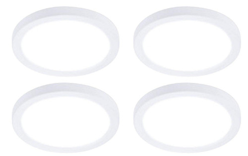 (case of 4) Philips Lightolier LED Surface Mount Downlight, 14 inch round, Field Selectable Color Temperature, 25 watt 1650 lumen, TRIAC Dimming to 5 percent, 120V, White, SD14R16ESCT1W