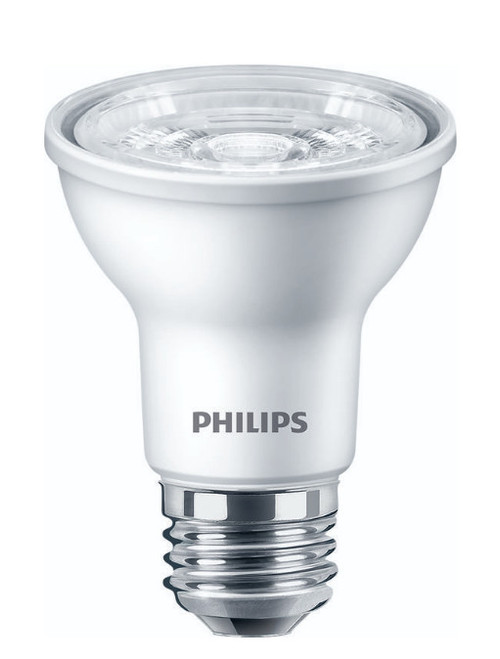 Philips LED FLood Light Bulb,  PAR20, 2700K, 8.5 watts, 600 lumens, medium base, 8.5PAR20/PER/927/F25/DIM/EC/120V, 53526