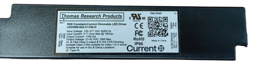 Hubbell Thomas Research Products LED50W-042-C1190-D  Constant Current LED Driver, 1.19A 14~42V, AC DC Converter, Topology 1 Output