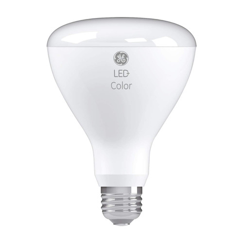 GE LED+ BR30 Soft White/Daylight LED Light Bulb with Remote, 8.5W, No App or Wi-Fi Required (1 Pack)