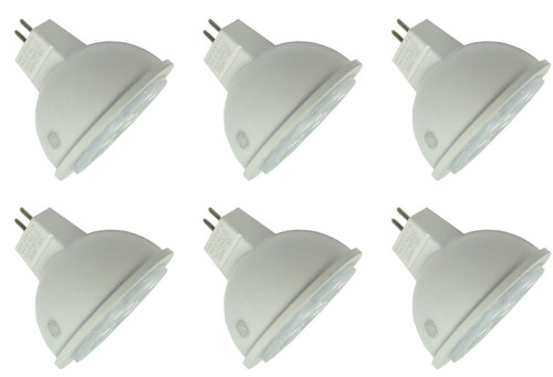 GE 34563 LED MR16 4.5 watts GU5.3 base 4000K 400 lumens 35 degree flood light (case of 6 bulbs)